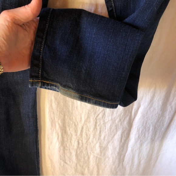 Express X2 skinny W01 ultra low rise jeans medium to dark wash size 6 reg - Picture 10 of 10